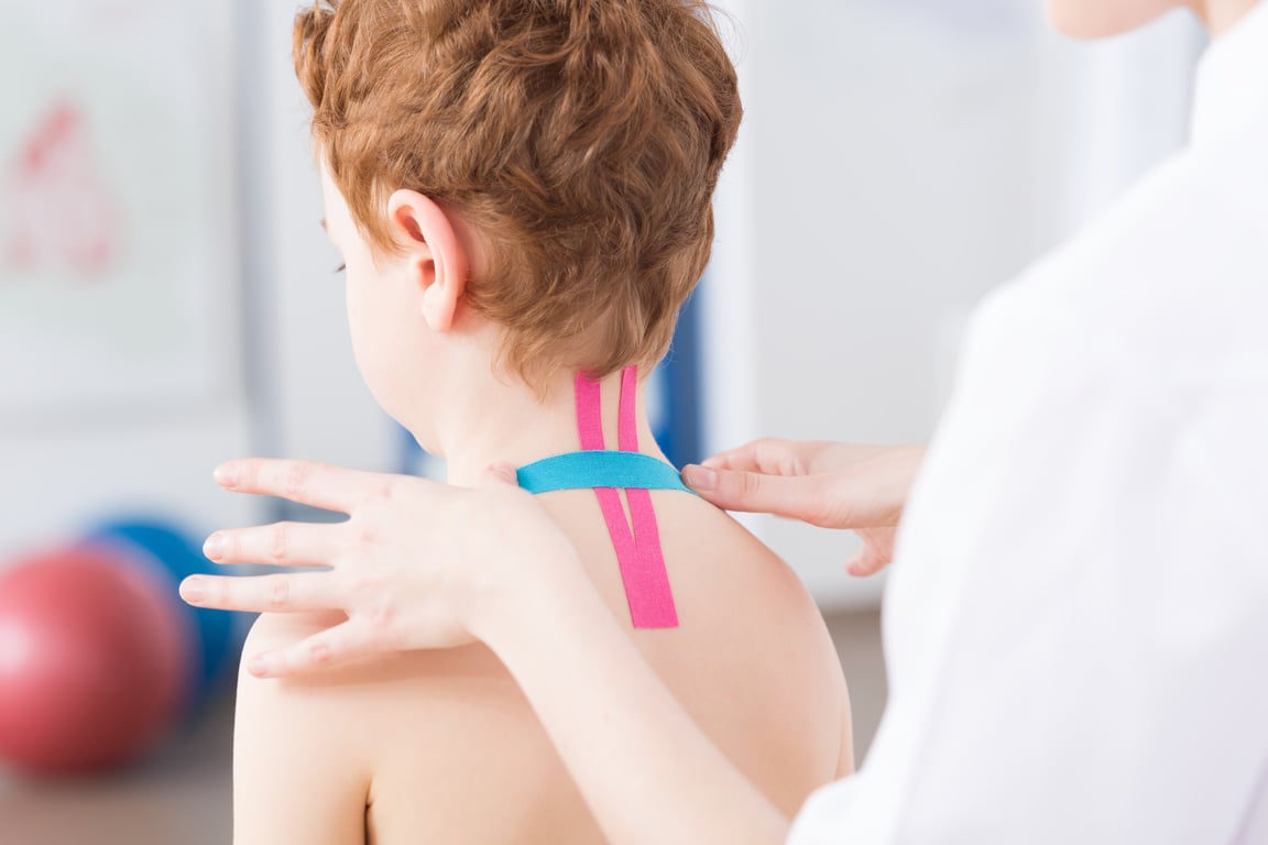 Kinesio taping therapy for children